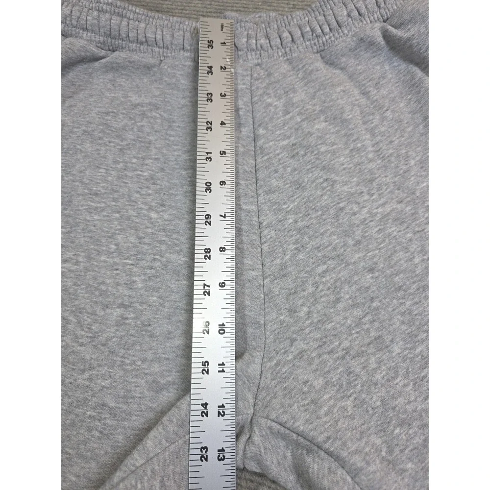 Adidas XL Stadium Fleece Heather Gray Speckled Badge Jogger Athletic Track Pant